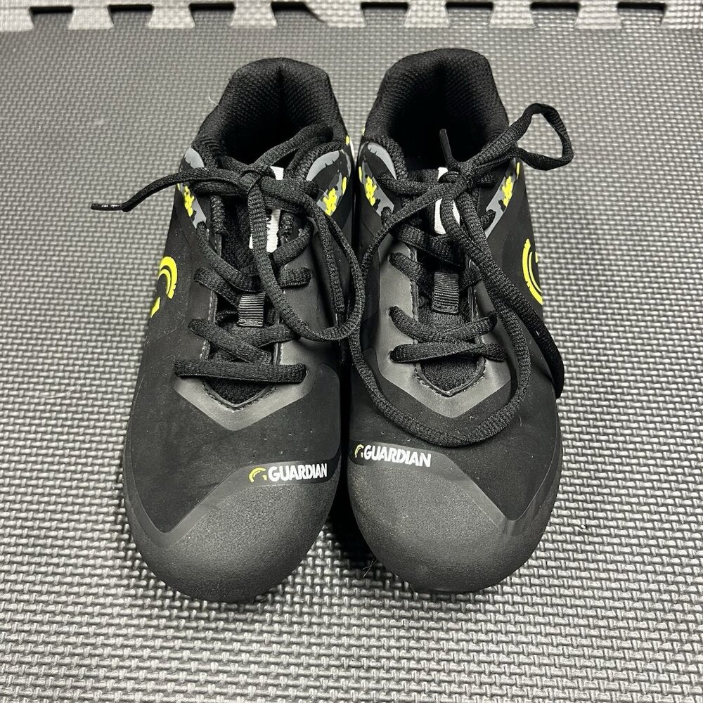 Guardian Youth Athletic Shoes Size 4 Black Yellow Training Sneakers